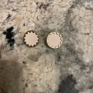 House of Harlow white earrings